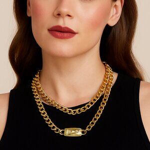 Open Edit Gold‎ Chain Necklace – NWT